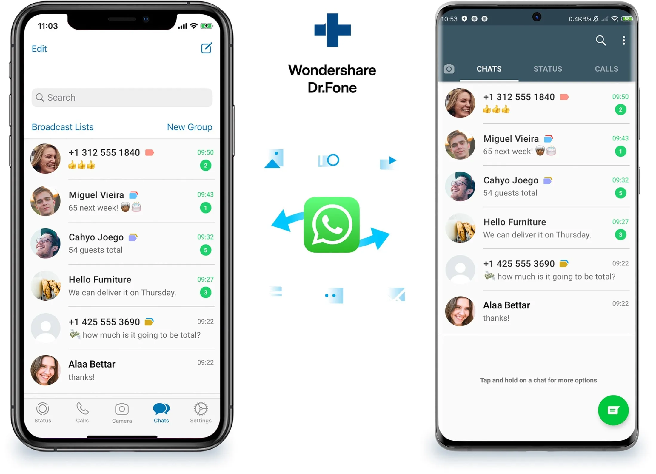 Dr.Fone WhatsApp Transfer КЛОНИРОВАНИЕ for MAC - irongamers.ru