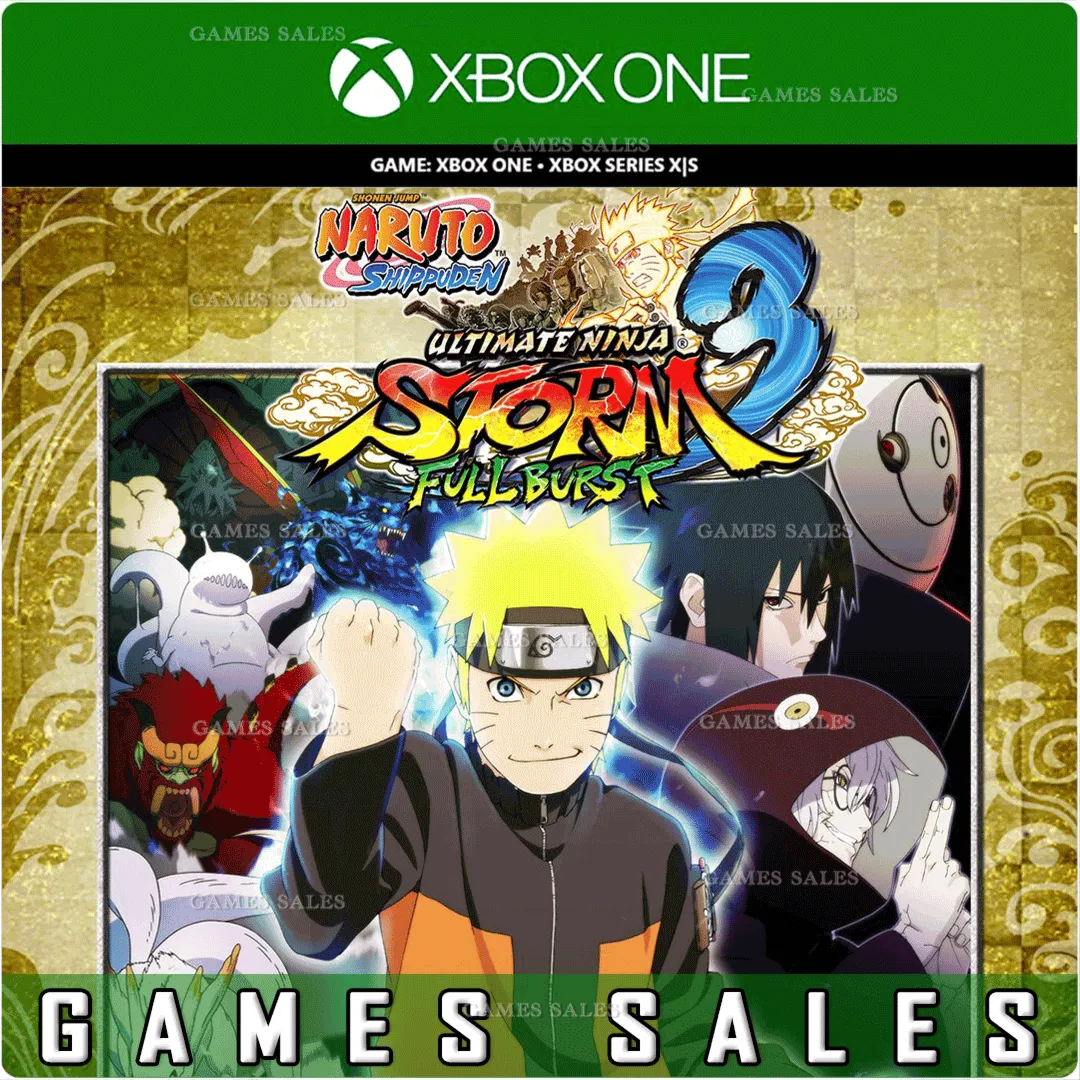 NARUTO SHIPPUDEN✅ ULTIMATE NINJA STORM 3 FULL BURST✅ XBOX