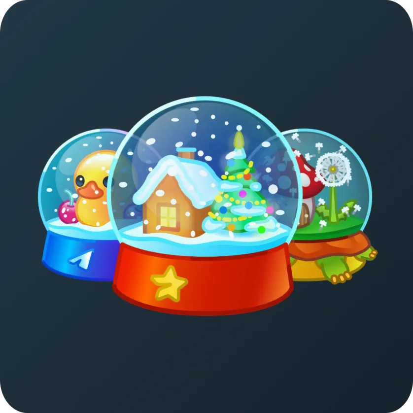 🎁 Случайный коллекционный подарок Snow Globe