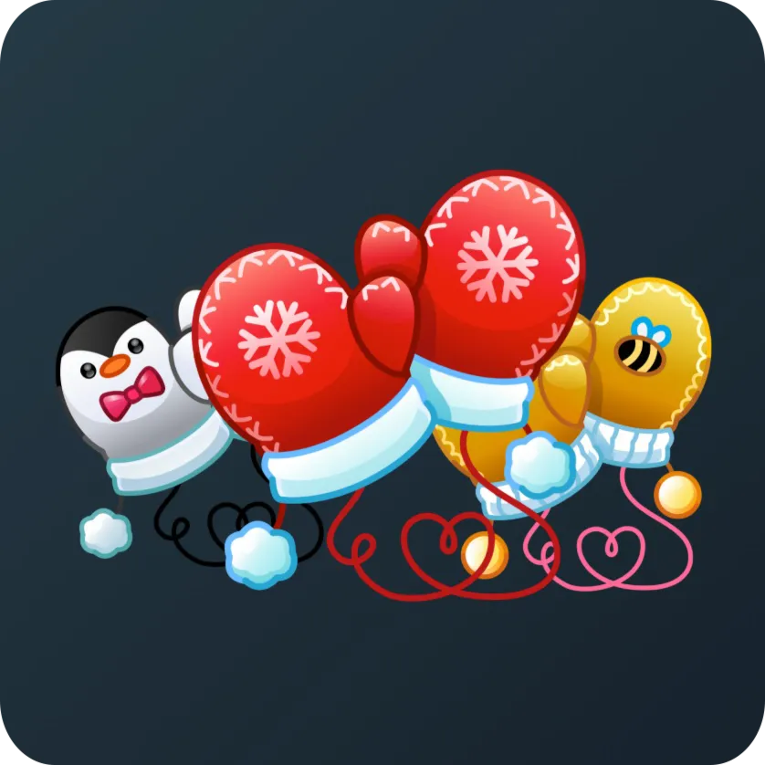 Случайный коллекционный подарок Snow Mittens - irongamers.ru