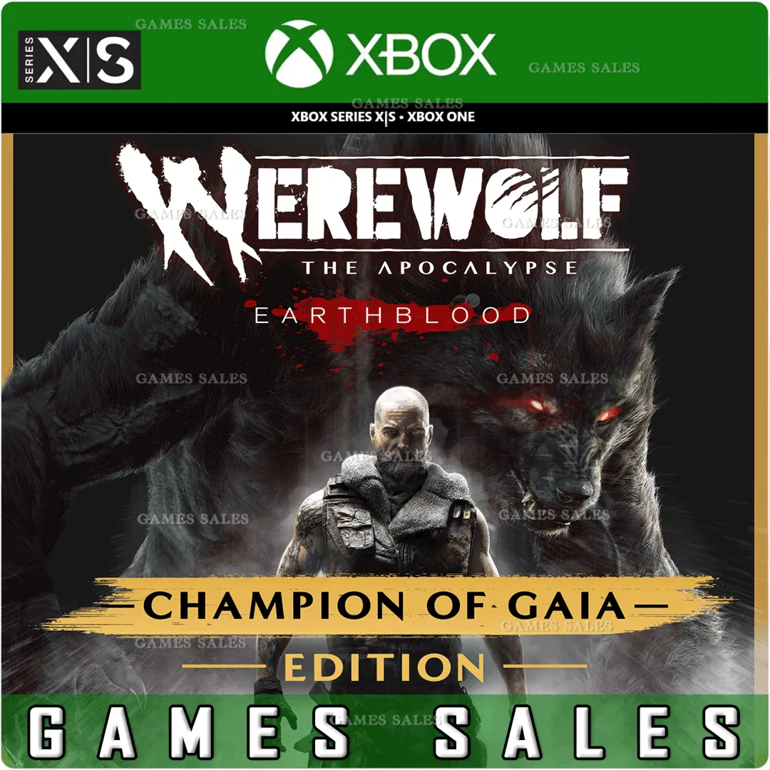 ✅ ❤ ️WEREWOLF: THE APOCALYPSE EARTHBLOOD CHAMPION🔑 XBOX