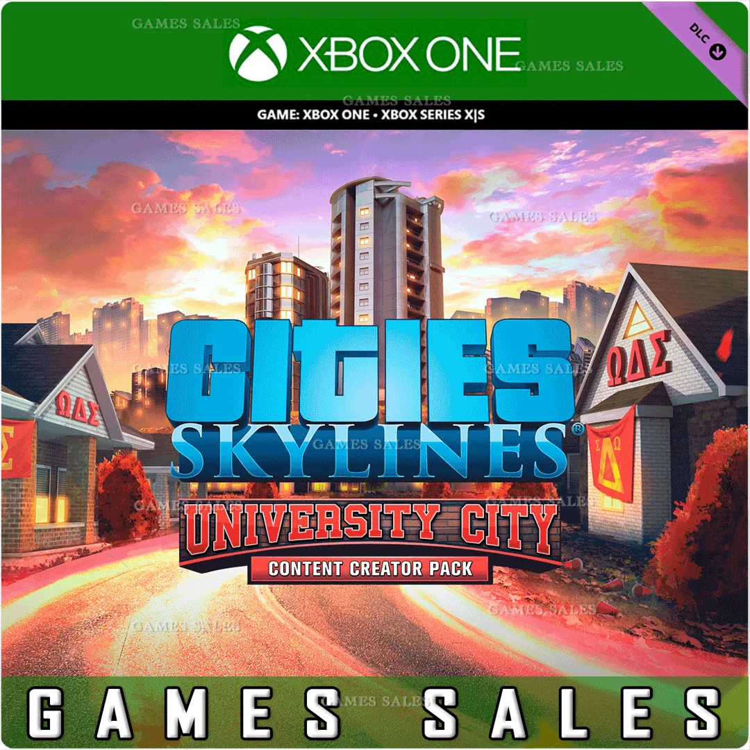 ✅ ❤ ️CITIES: SKYLINES - PACK: UNIVERSITY CITY✅ XBOX🔑 КЛЮЧ