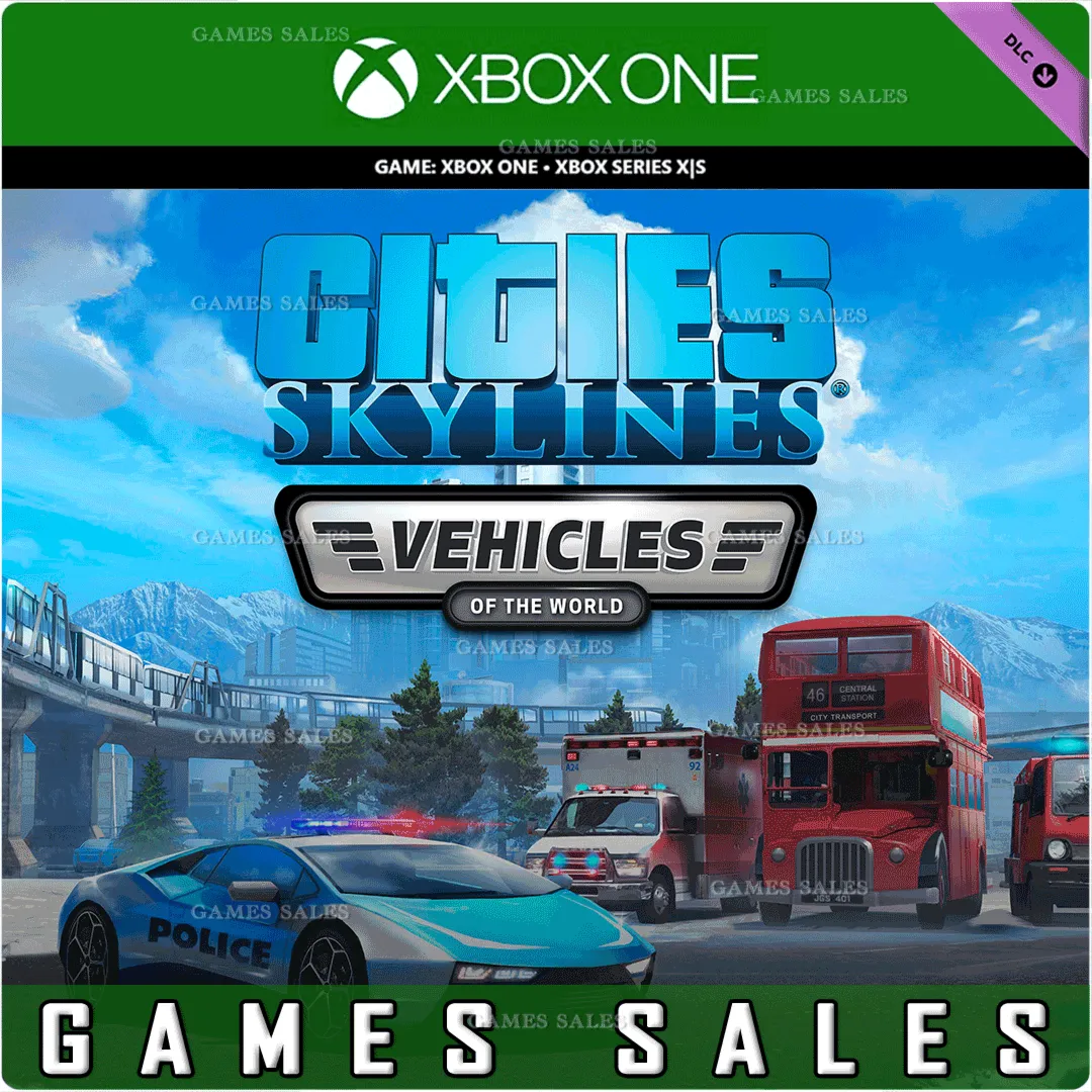 ✅ ❤ ️CITIES: SKYLINES - VEHICLES OF THE WORLD❤ ️XBOX🔑 КЛЮЧ