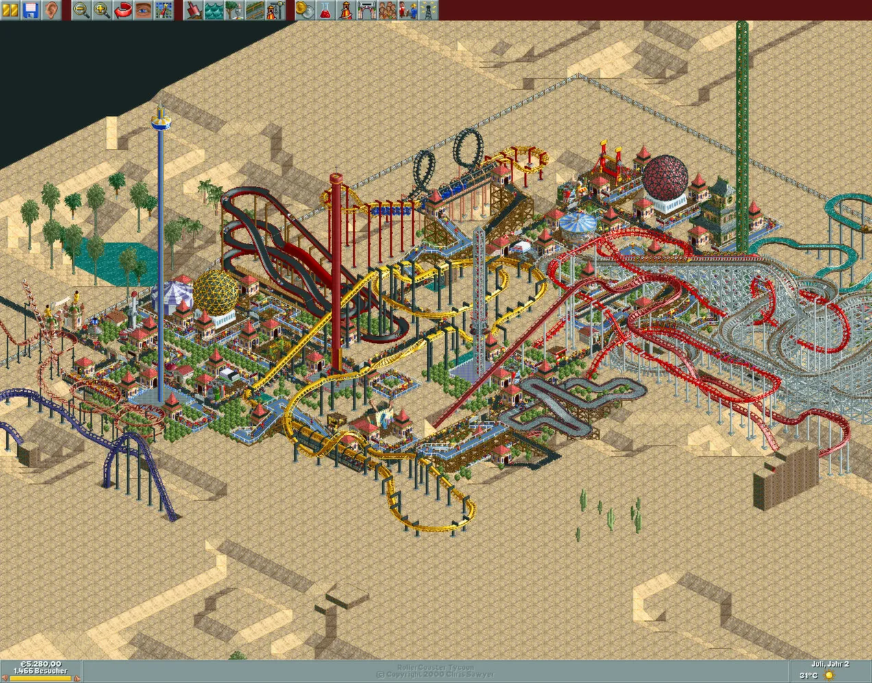 Roller Coaster Tycoon Deluxe Steam ключ RU/CIS РФ Россия key СНГ код limited Global