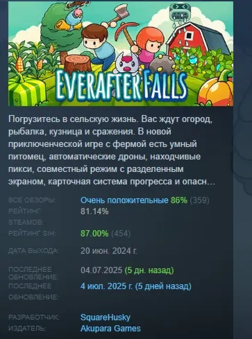 Everafter Falls STEAM KEY GLOBAL+РОССИЯ СТИМ ЛИЦЕНЗИЯ