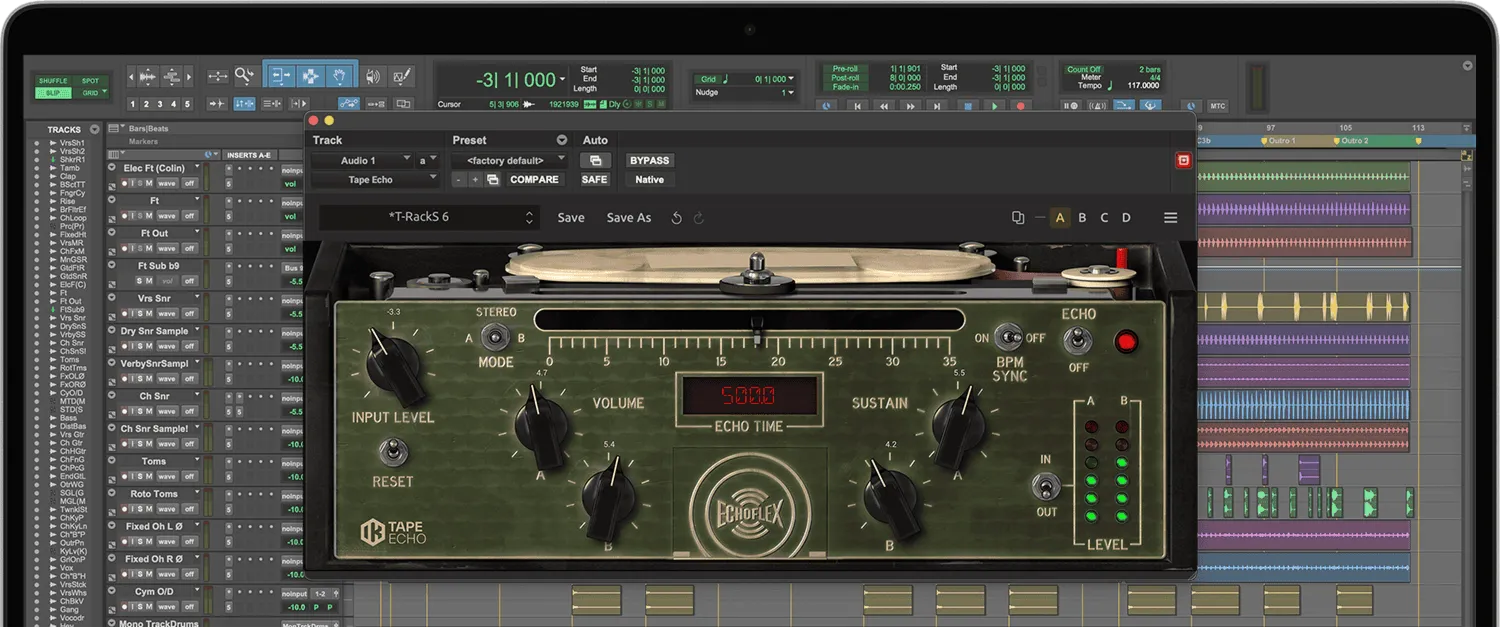 🔑 IK Multimedia T-RackS Tape Echo