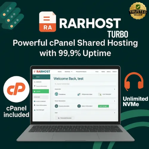 RARHost – Пожизненный хостинг cPanel | Безлимитный NVMe