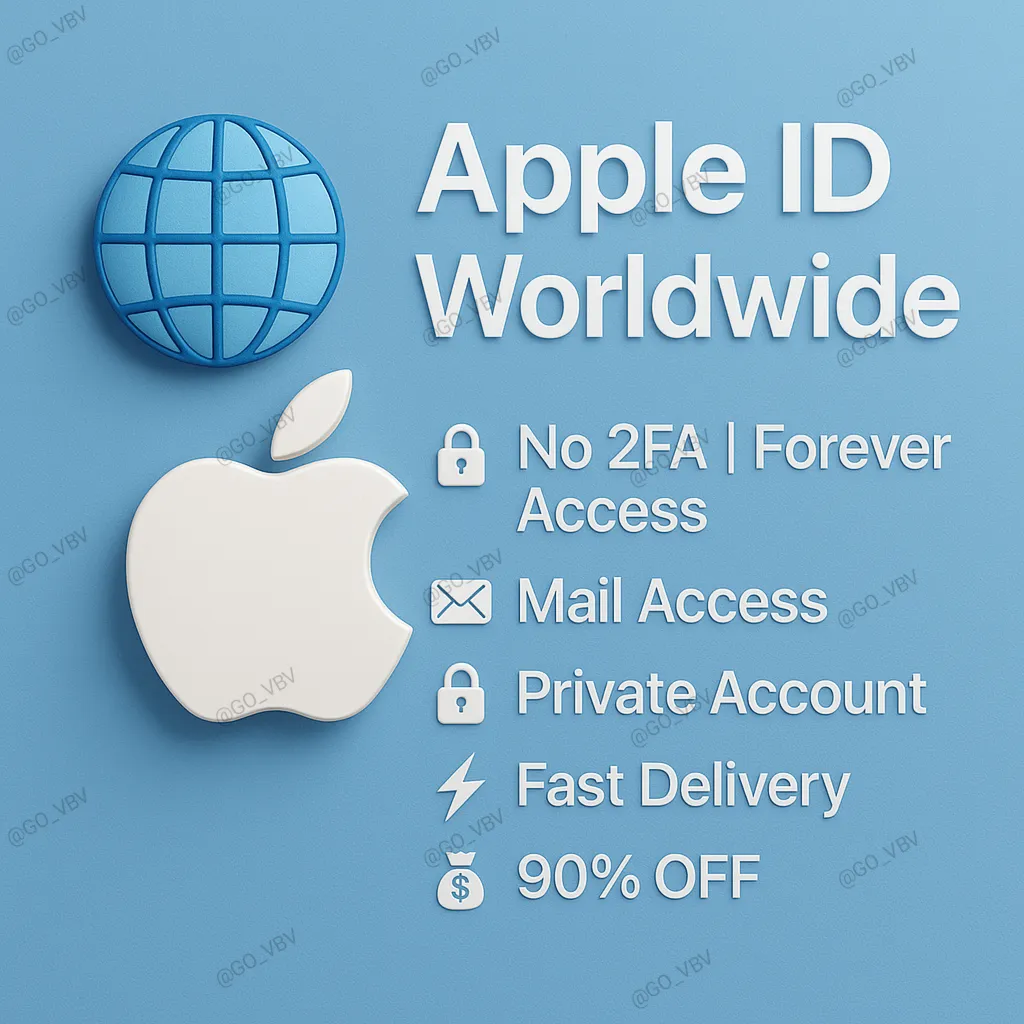 🌍 🔐 Apple ID по миру | Без 2FA | Быстрая доставка 🚀 