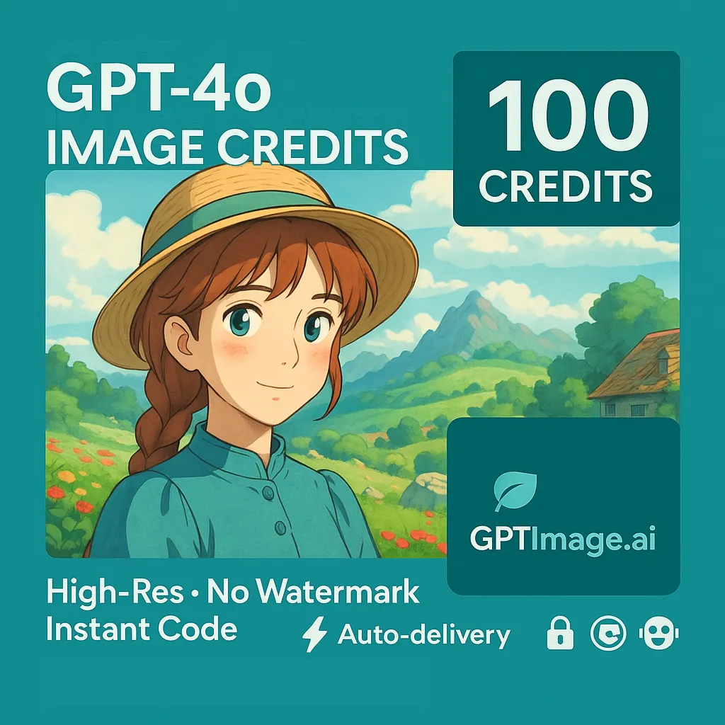 GPT-4o кредиты изображений · 100 — мгновенный код • Glo
