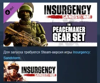Insurgency: Sandstorm - Peacemaker Gear Set DLC STEAM - irongamers.ru