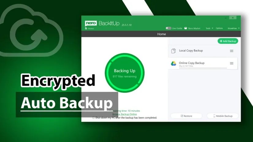 Backup and Sync by Nero Microsoft Store ПК Windows