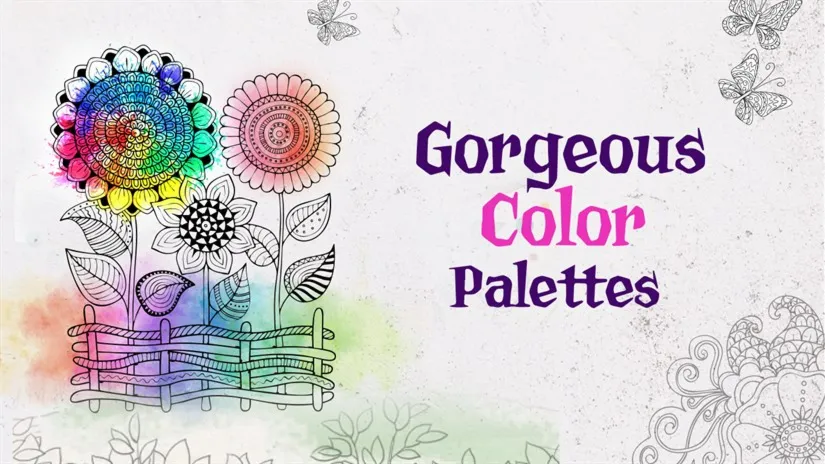 Премиум для Adult Coloring Book With Multiple Templates
