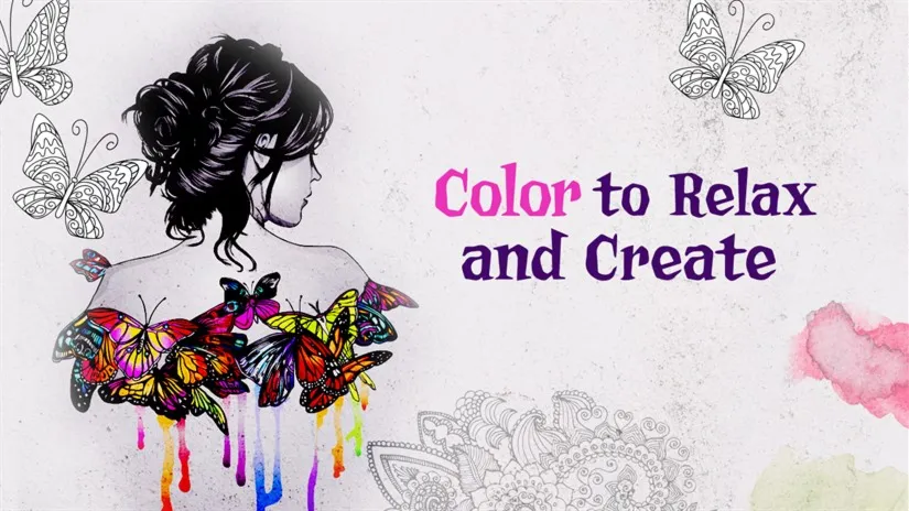 Премиум для Adult Coloring Book With Multiple Templates