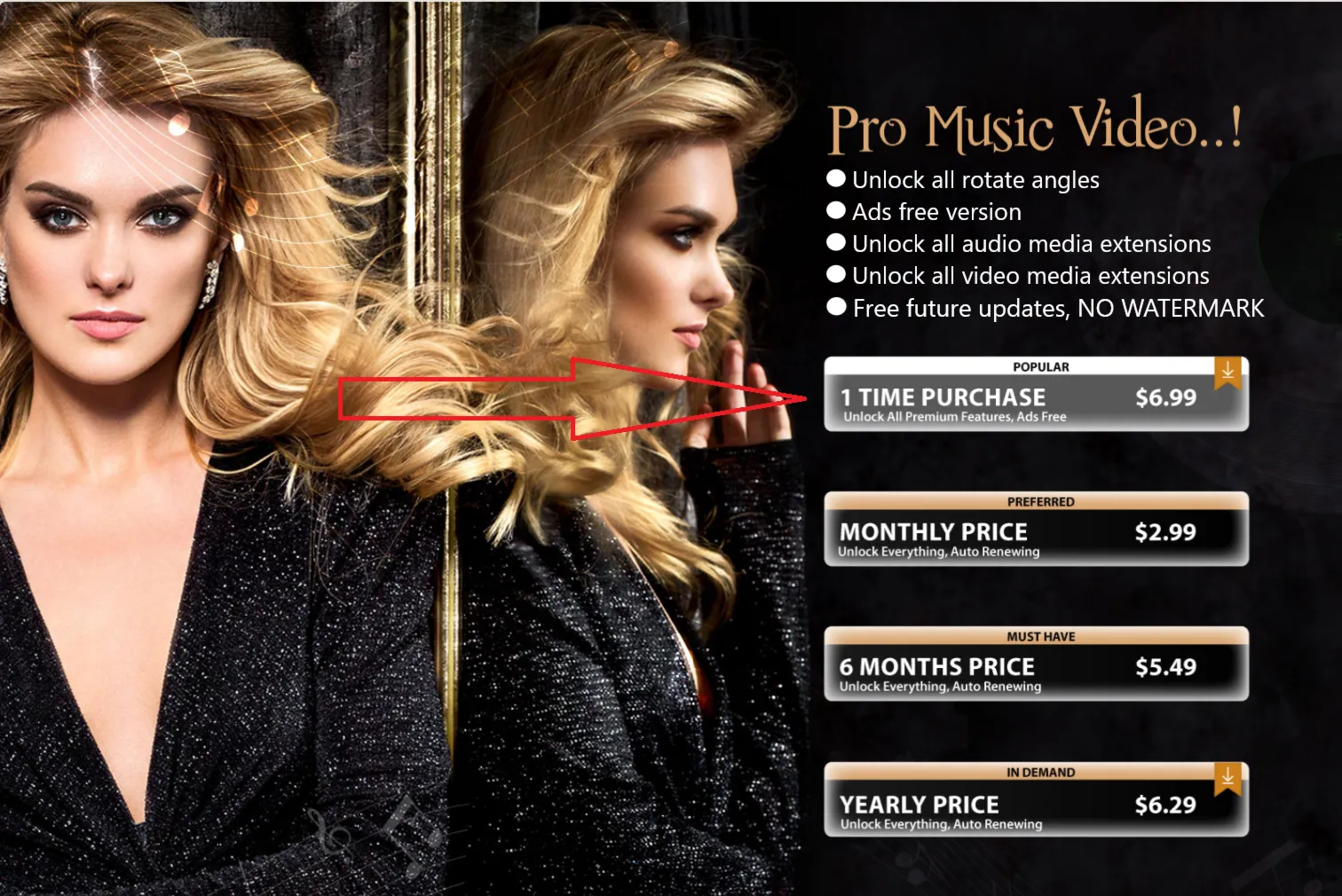 PRO для Add Music To Videos Microsoft Store ПК Windows
