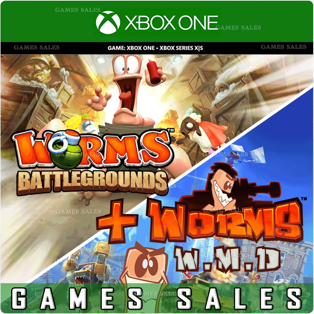 ✅ ❤ ️WORMS BATTLEGROUNDS + WORMS W.M.D❤ ️XBOX🔑 КЛЮЧ✅ 