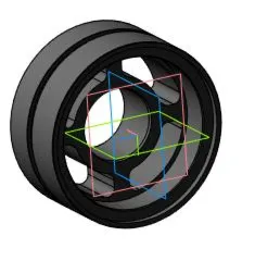 Чертеж и 3D модель детали корпус подшипника 200.001.005