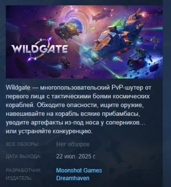 Wildgate АВТОДОСТАВКА STEAM GLOBAL МГНОВЕННО ЛИЦЕНЗИЯ