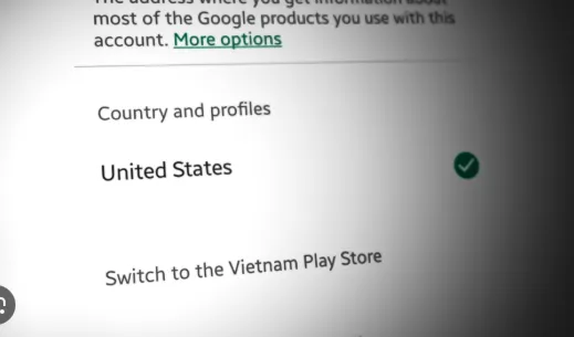 Изменения региона в Google Play Store