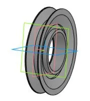 Чертеж и 3D модель детали ролик TMS.RN203.001