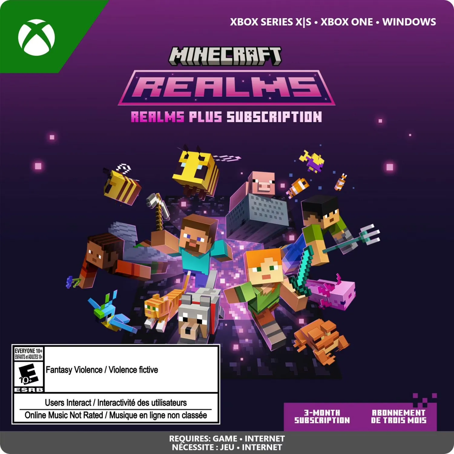 ✅ Minecraft Realms Plus 3 месяца Bedrock✅ Xbox Код