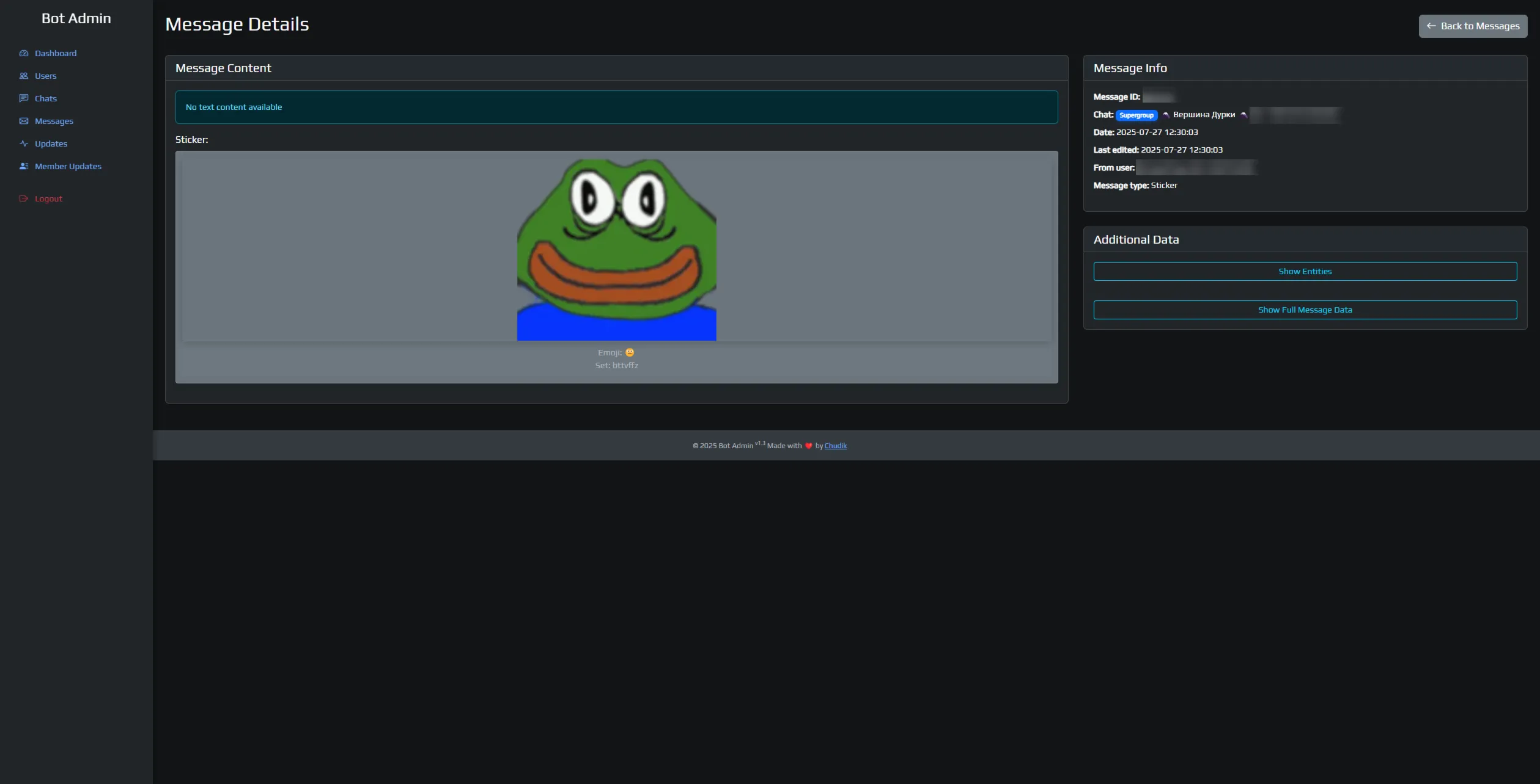 Bot Admin (php-telegram-bot) - irongamers.ru