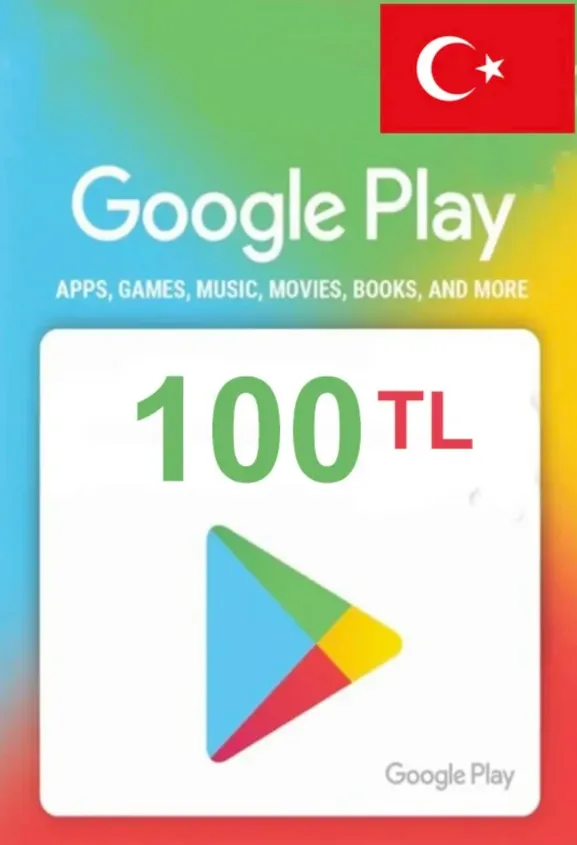 ⭐ Google Play 100 TL - (Официальный КЛЮЧ) Турция - irongamers.ru