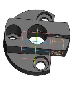 Чертеж и 3D модель детали втулка разрезная в компасе