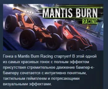 Mantis Burn Racing АВТОДОСТАВКА STEAM GLOBAL МГНОВЕННО ЛИЦЕНЗИЯ