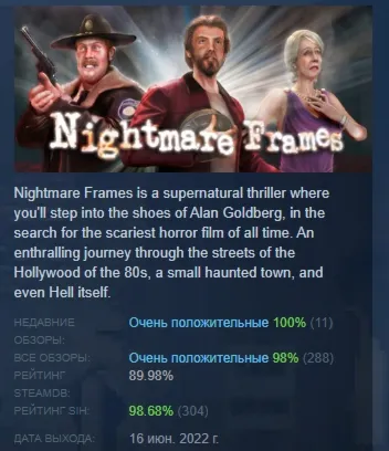Nightmare Frames АВТОДОСТАВКА STEAM РОССИЯ - irongamers.ru