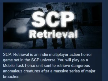 SCP: Retrieval АВТОДОСТАВКА STEAM GLOBAL МГНОВЕННО ЛИЦЕНЗИЯ