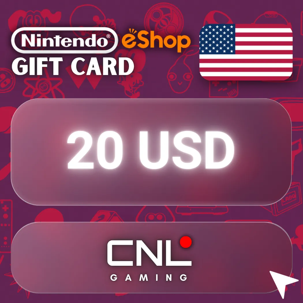 24/7 АВТО | Nintendo eShop 20 USD (подарочная карта) - irongamers.ru
