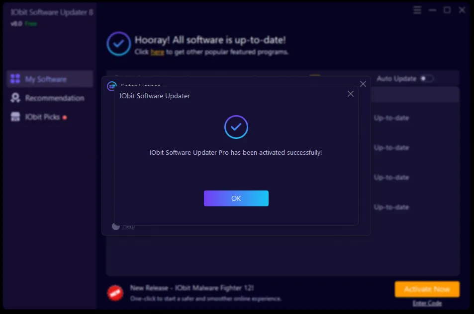 🩺 IObit Software Updater 8 PRO 🔑 Лицензия на 1 год