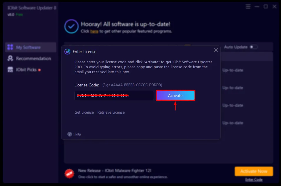 🩺 IObit Software Updater 8 PRO 🔑 Лицензия на 1 год