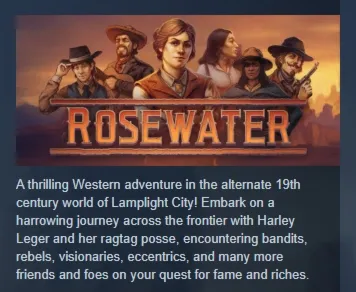 Rosewater АВТОДОСТАВКА STEAM GLOBAL МГНОВЕННО ЛИЦЕНЗИЯ