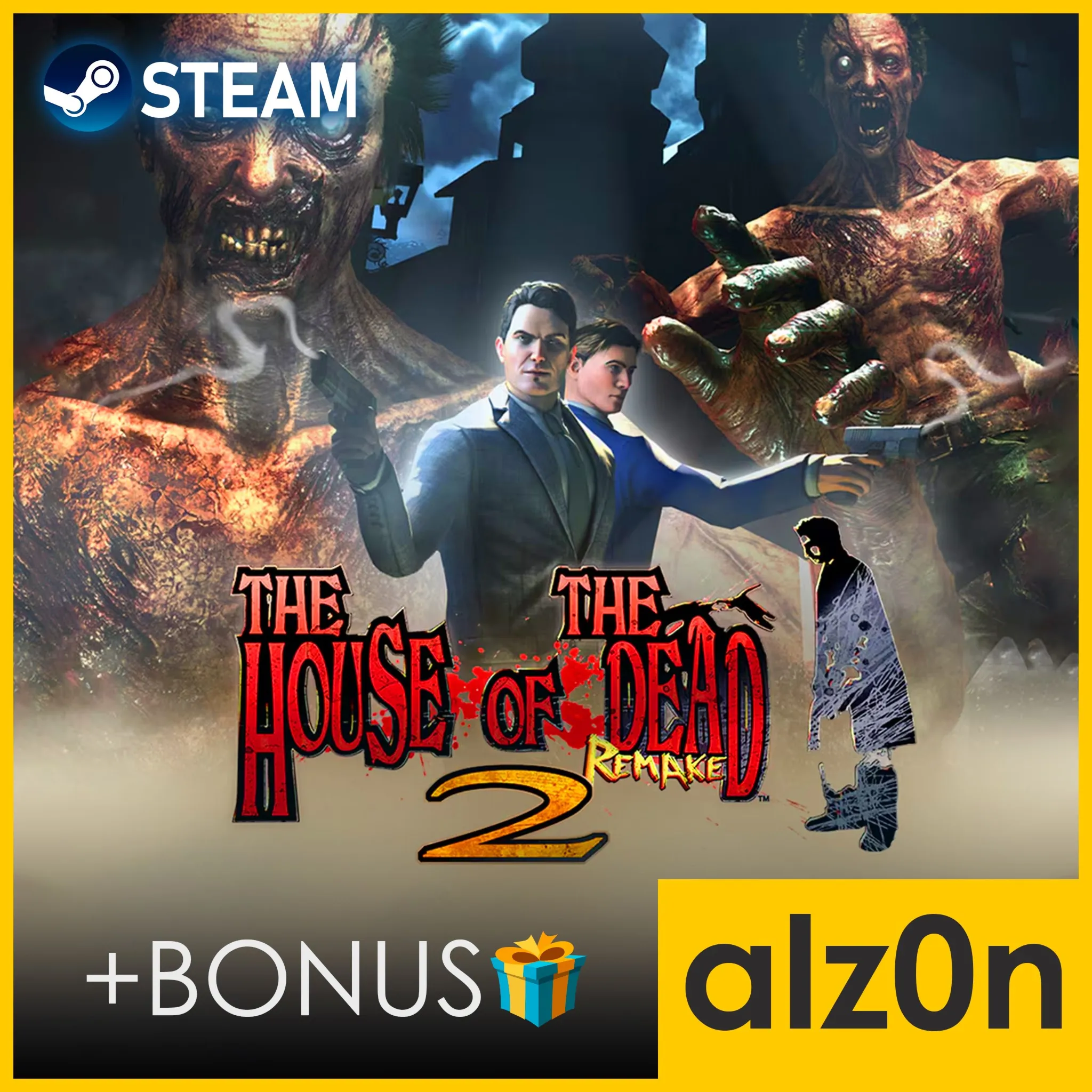 🟥 THE HOUSE OF THE DEAD 2: Remake・STEAM・ГАРАНТИЯ・