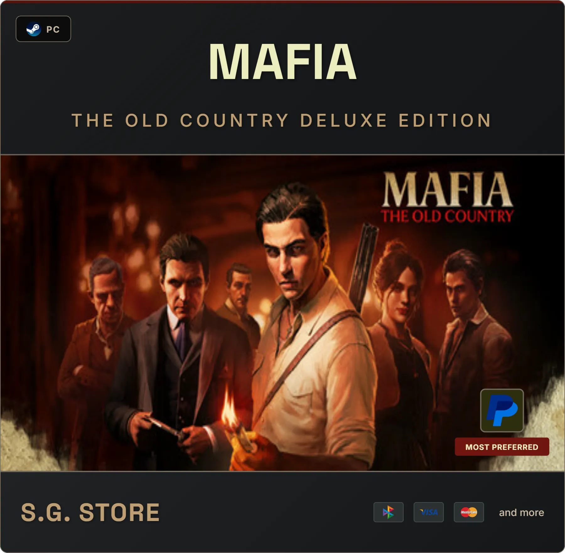 Mafia The Old Country Deluxe Edition Steam Offline - irongamers.ru