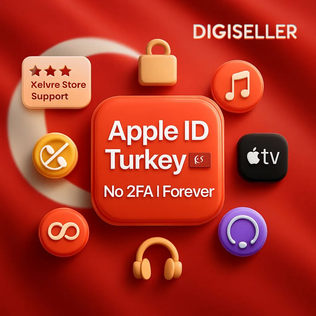 🇹 🇷 Apple ID Турция | Без 2FA или Телефон | Полный Доступ | Быстрая Доставка 🔐 
