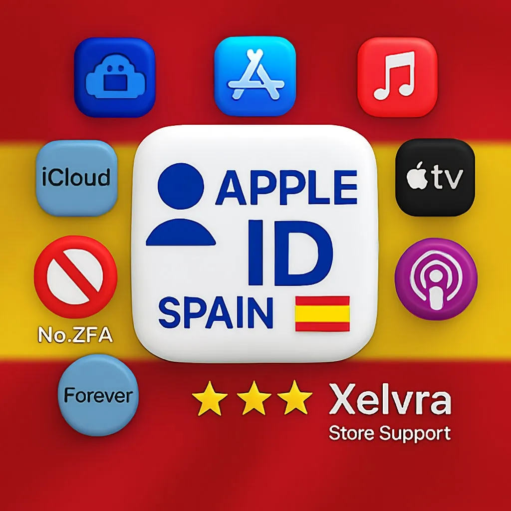 🇪 🇸 Apple ID Испания без 2FA полный доступ мгновенно