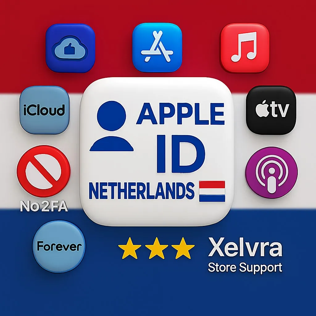 🇳 🇱 Apple ID Нидерланды без 2FA полный доступ мгновенн
