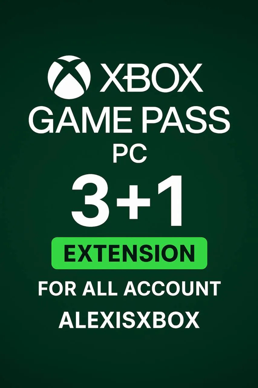 XBOX GAME PASS PC 3+1 Месяц ЛЮБОЙ АККАУНТ ПРОДЛЕНИE - irongamers.ru