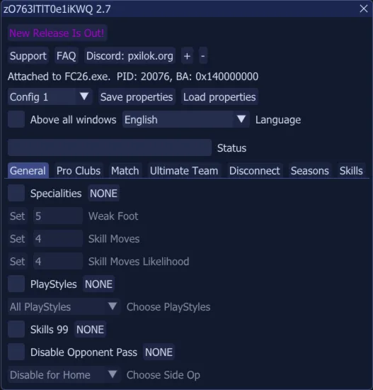 FC 26 Трейнер Чит Хак, Профи Клубы, ВЛ, Драфт - irongamers.ru