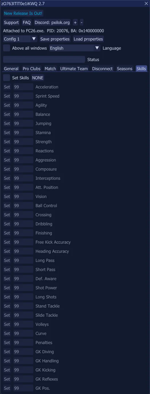 FC 26 Трейнер Чит Хак, Профи Клубы, ВЛ, Драфт - irongamers.ru