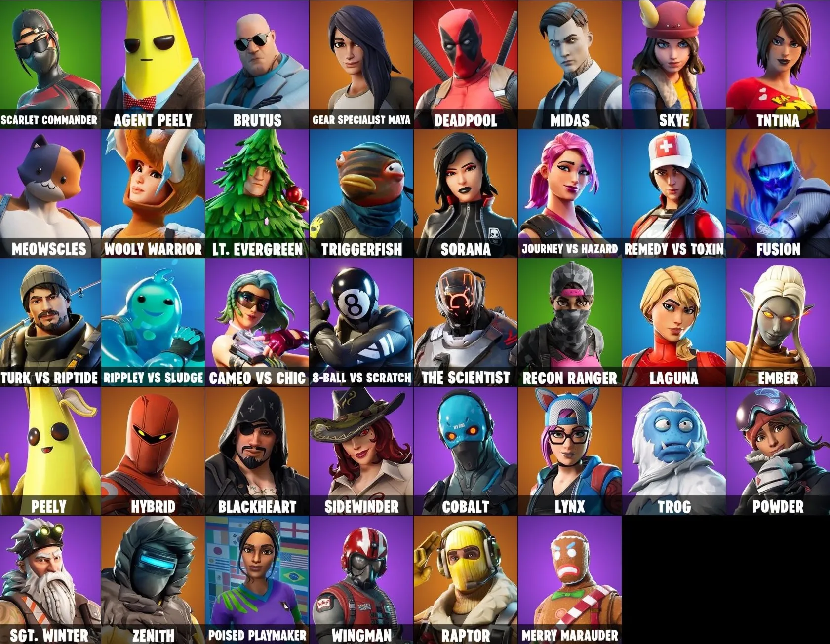 FORTNITE 44+ СКИНОВ АККАУНТА|OG MERRY MARAUDER| + ПОЧТА - irongamers.ru