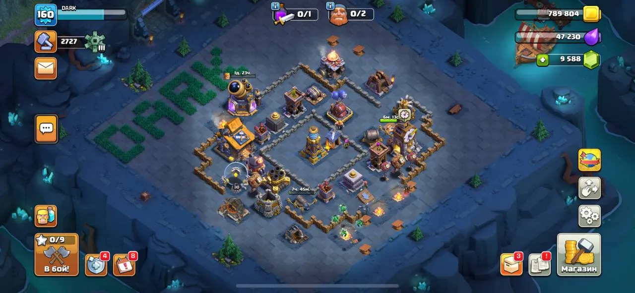 Clash Of Clans 14 TX, BH 10, 68/69/47/44/15, 9500 Гемов - irongamers.ru