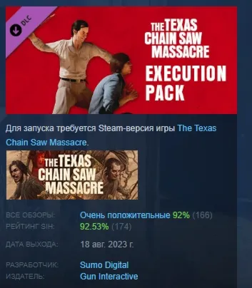 The Texas Chain Saw Massacre Slaughter Family Execution АВТОДОСТАВКА STEAM GLOBAL МГН