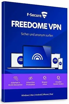 F Secure FREEDOME  - 3 года / 5 устройств (🔴 не работает в России и Беларусь🔴 )
