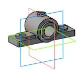 Чертеж и 3D модели изделия "Подшипник"