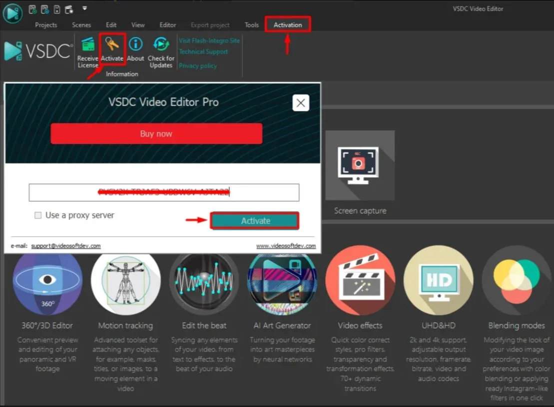 VSDC Video Editor PRO 10 (лицензия 1 год)
