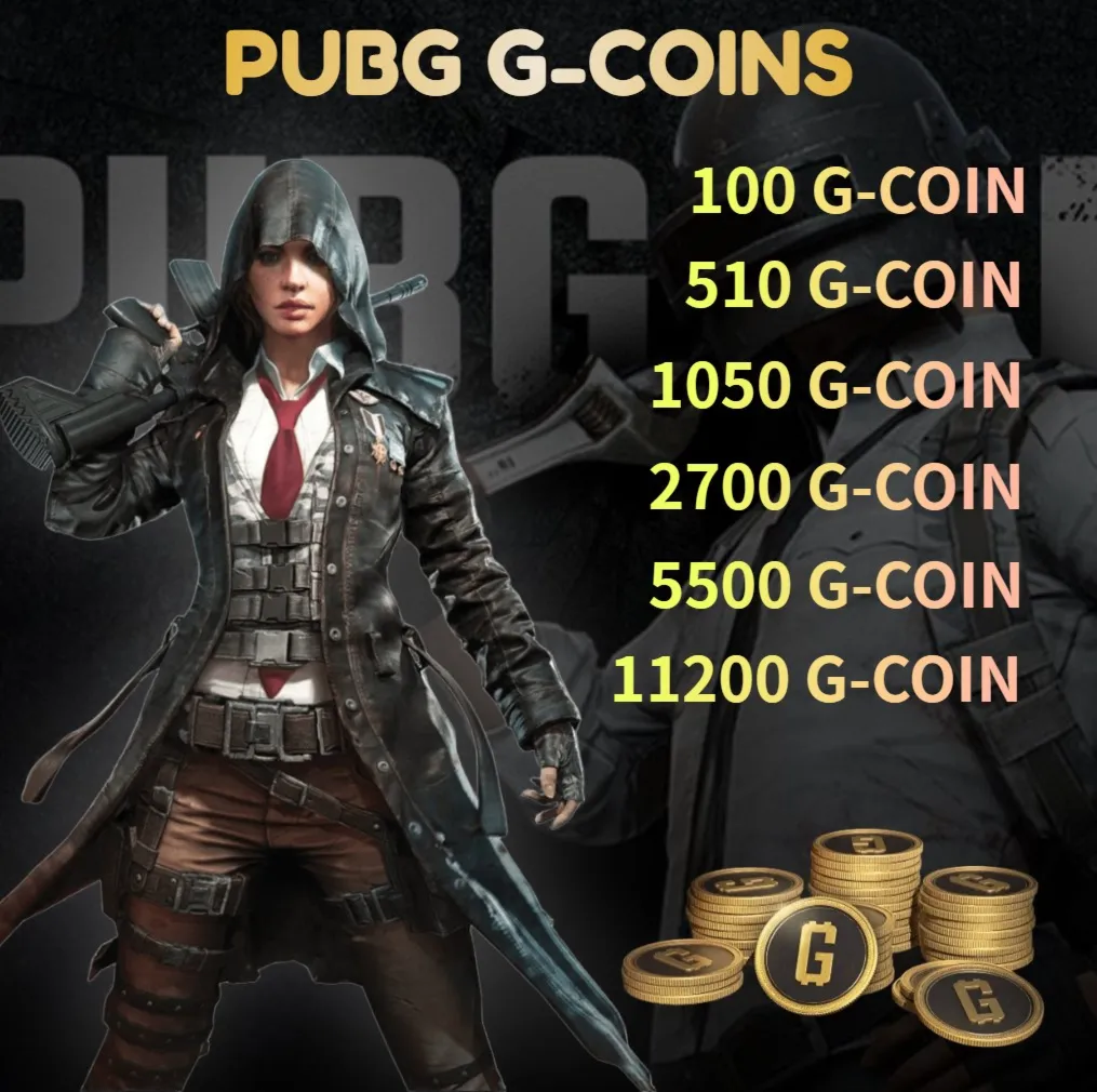 PUBG G-Coins All Regions |100|510|1050|2700|5500|11200 - irongamers.ru