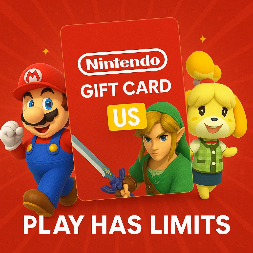 🕹 ️Nintendo Gift Card 20 USD | US